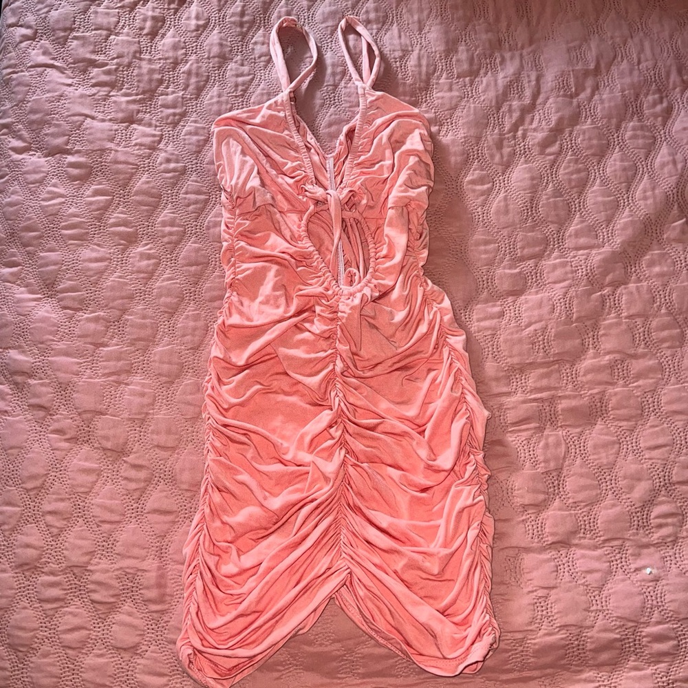 Ruched Mini Dress - Picture 4 of 5